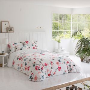 Ethere Housse de couette imprimé en percale Coton Multicolore 220x220 cm Multicolore 220x1x220cm