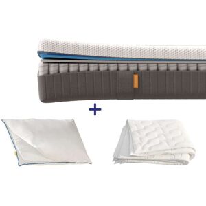 Emma Pack Matelas et Oreiller Nuage et Couette 80x200 Blanc 80x25x200cm - Publicité Emma Pack Matelas et Oreiller Nuage et Couette 80x200 Blanc 80x25x200cm - Publicité