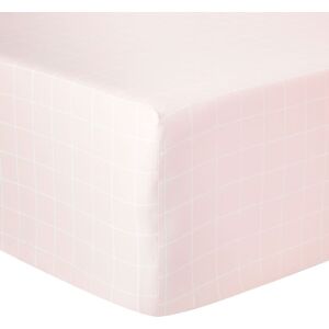 Anne de Solène Drap housse satin rose clair 140x190 cm Rose 190x0x140cm - Publicité Anne de Solène Drap housse satin rose clair 140x190 cm Rose 190x0x140cm - Publicité