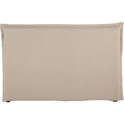 Maisons du Monde Housse de tête de lit 180 en lin lavé beige Beige 197x122x8cm - Publicité Maisons du Monde Housse de tête de lit 180 en lin lavé beige Beige 197x122x8cm - Publicité