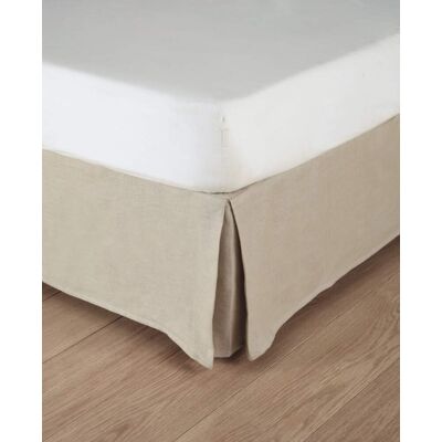 Maisons du Monde Housse de lit - 140x190 - Beige - Publicité Maisons du Monde Housse de lit - 140x190 - Beige - Publicité