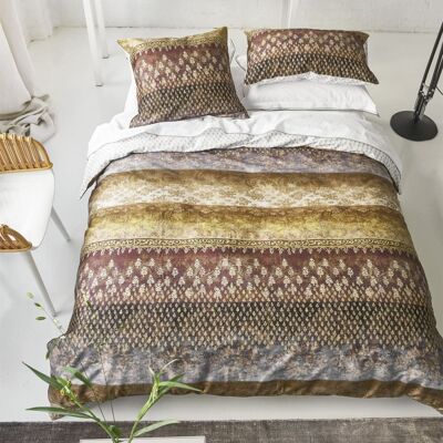 Designers Guild Housse de couette imprimée en satin de coton beige 260x240 Beige 240x240x260cm - Publicité Designers Guild Housse de couette imprimée en satin de coton beige 260x240 Beige 240x240x260cm - Publicité