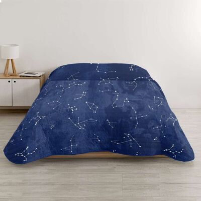 Couette Cosmos Galaxie Blanc 270x260 cm - Publicité Couette Cosmos Galaxie Blanc 270x260 cm - Publicité