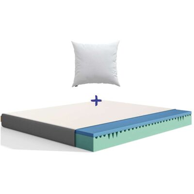Emma Pack matelas mémoire de forme et oreiller nuage 160x200 Blanc 200x18x160cm - Publicité Emma Pack matelas mémoire de forme et oreiller nuage 160x200 Blanc 200x18x160cm - Publicité