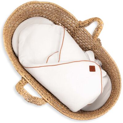Sevira Kids Gigoteuse bébé en gaze de coton blanc dès la naissance Blanc 75x4x75cm - Publicité Sevira Kids Gigoteuse bébé en gaze de coton blanc dès la naissance Blanc 75x4x75cm - Publicité