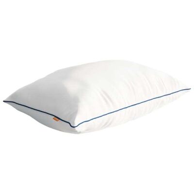 Emma Oreiller microfibre 60x60 Blanc 60x10x60cm - Publicité Emma Oreiller microfibre 60x60 Blanc 60x10x60cm - Publicité