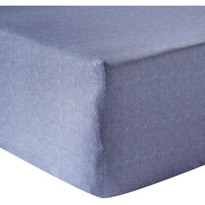Anne de Solène Drap housse satin bleu clair 140x200 cm Bleu 200x0x140cm - Publicité Anne de Solène Drap housse satin bleu clair 140x200 cm Bleu 200x0x140cm - Publicité