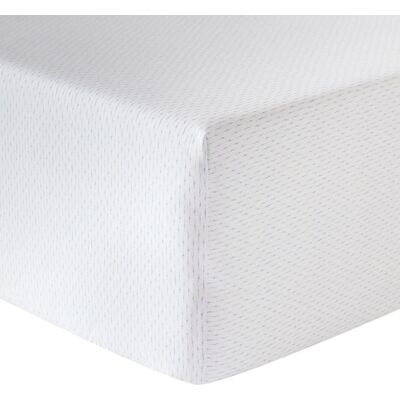 Anne de Solène Drap housse percale blanc 140x200 cm Blanc 200x0x140cm - Publicité Anne de Solène Drap housse percale blanc 140x200 cm Blanc 200x0x140cm - Publicité