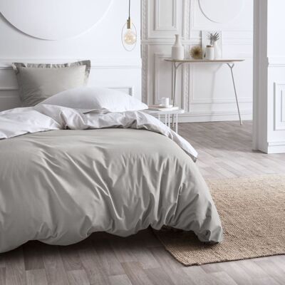 Today Parure de lit 2 personnes bicolore coton 260x240cm blanc Blanc 260x260x240cm - Publicité Today Parure de lit 2 personnes bicolore coton 260x240cm blanc Blanc 260x260x240cm - Publicité