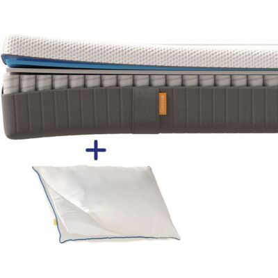 Emma Pack matelas et oreiller original confort 80x200 Blanc 80x25x200cm - Publicité Emma Pack matelas et oreiller original confort 80x200 Blanc 80x25x200cm - Publicité