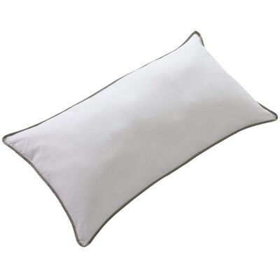 Becquet Traversin ferme en coton blanc l. 160 Blanc 20x1x160cm - Publicité Becquet Traversin ferme en coton blanc l. 160 Blanc 20x1x160cm - Publicité