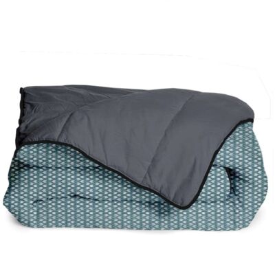 Bleu Câlin Couette imprimée chaude microfibre réversible 220x240cm Bleu 220x0x240cm - Publicité Bleu Câlin Couette imprimée chaude microfibre réversible 220x240cm Bleu 220x0x240cm - Publicité
