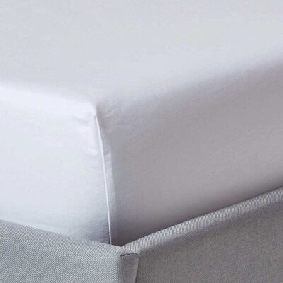 Homescapes Drap-housse en satin de coton égyptien blanc 140x200 cm Blanc 200x30x140cm - Publicité Homescapes Drap-housse en satin de coton égyptien blanc 140x200 cm Blanc 200x30x140cm - Publicité