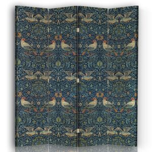 Legendarte Paravent - Cloison Bird - William Morris 145x170cm (4 volets) Vert 145x170x2cm