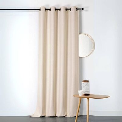 Linder Rideau obscurcissant et isolant boreal polyester ecru 140x260 cm Beige 0x260cm - Publicité Linder Rideau obscurcissant et isolant boreal polyester ecru 140x260 cm Beige 0x260cm - Publicité