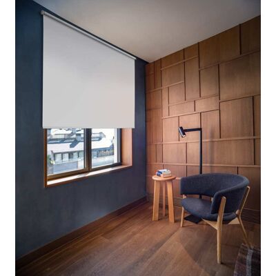 Easydeco - Estor enrollable Blackout - Blanc - 160x190 cm - Roller blind - Publicité Easydeco - Estor enrollable Blackout - Blanc - 160x190 cm - Roller blind - Publicité