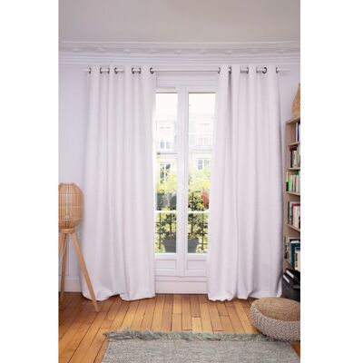 Moondream Rideau phonique oeillets beige mc636 130lx250h Beige 250x1x130cm - Publicité Moondream Rideau phonique oeillets beige mc636 130lx250h Beige 250x1x130cm - Publicité