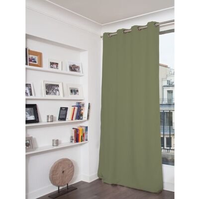 Rideau phonique oeillets vert mc533 135lx250h moondream Vert 250x1x135cm - Publicité Rideau phonique oeillets vert mc533 135lx250h moondream Vert 250x1x135cm - Publicité