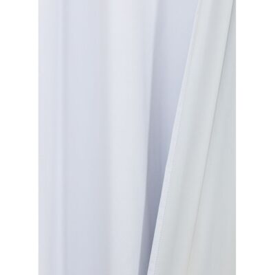 Moondream Rideau phonique oeillets blanc mc720 130lx250h Blanc 250x1x130cm - Publicité Moondream Rideau phonique oeillets blanc mc720 130lx250h Blanc 250x1x130cm - Publicité