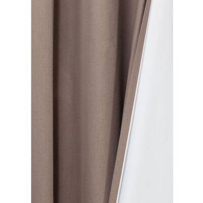 Moondream Rideau phonique oeillets beige mc8220 130lx250h Beige 250x1x130cm - Publicité Moondream Rideau phonique oeillets beige mc8220 130lx250h Beige 250x1x130cm - Publicité