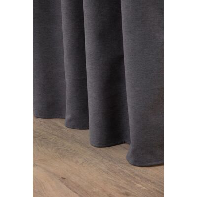Moondream Rideau phonique oeillets gris mc09 130lx250h Gris 250x1x130cm - Publicité Moondream Rideau phonique oeillets gris mc09 130lx250h Gris 250x1x130cm - Publicité