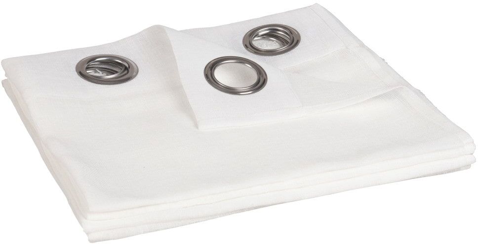 Maisons du Monde Voilage à illets blanc à l'unité 140x250 Maisons du Monde Voilage à illets blanc à l'unité 140x250