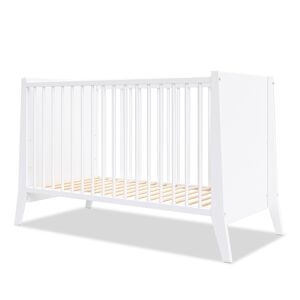 MINEA Lit bebe evolutif 60x120 (matelas non inclus) Blanc 139x86x65cm