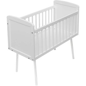 Baby Fox Berceau en bois massif blanc 40x90 Blanc 92x70x45cm