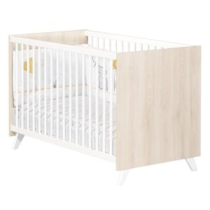 Baby Price Lit bébé 120x60 en bois Blanc 123x79x66cm