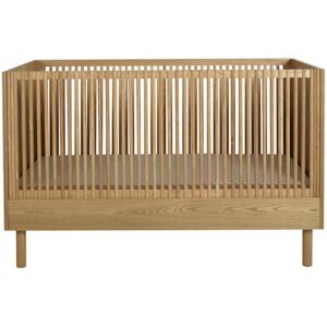 Quax Lit bébé évolutif hai no ki 70x140 naturel Marron 144x95x75cm