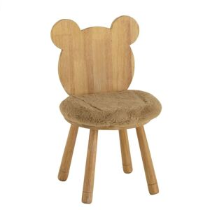 Meubles & Design Chaise enfant avec dossier ourson et coussin
