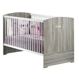 BabyPrice Little Big Bed 140x70 Hêtre cendré en Bois Gris foncé - Publicité