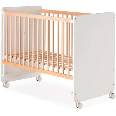 Micuna Lit Lupita 120x60 Blanc/Bois simple Rose 120x0x60cm - Publicité Micuna Lit Lupita 120x60 Blanc/Bois simple Rose 120x0x60cm - Publicité