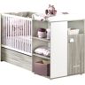 Baby Price Lit Combiné 120x60 Evolutif en 90x190 en bois Gris 179x106x71cm