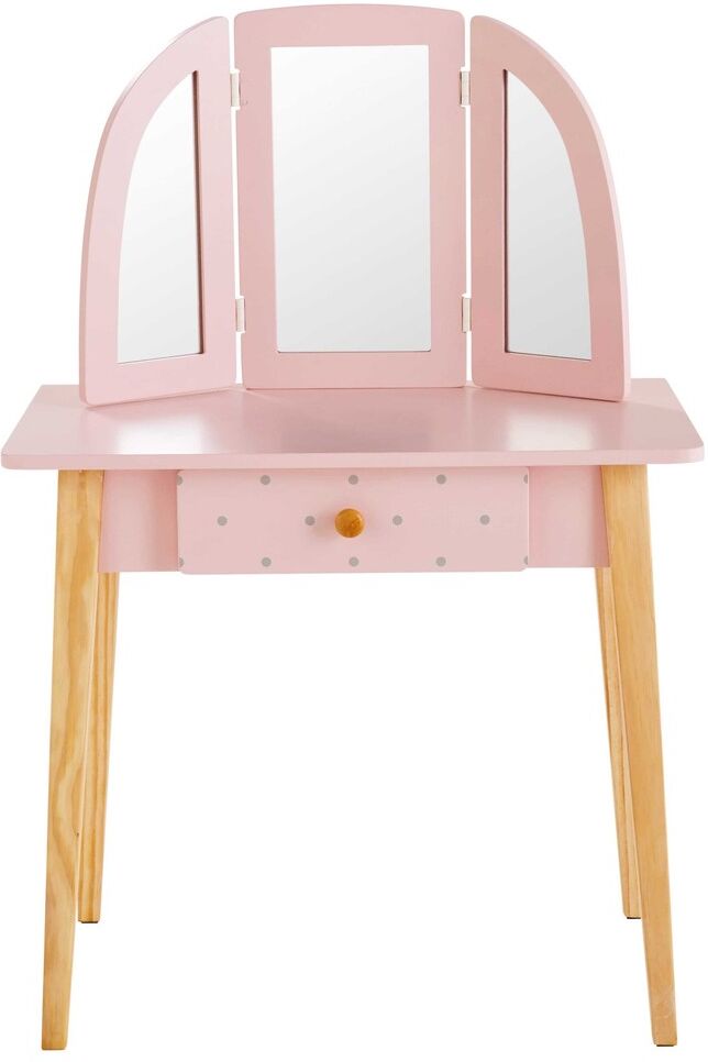 Maisons du Monde Coiffeuse enfant 1 tiroir rose clair April