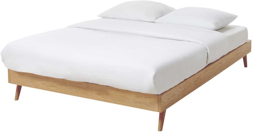 Maisons du Monde Lit vintage 140x190 avec sommier à lattes Sixties Maisons du Monde Lit vintage 140x190 avec sommier à lattes Sixties