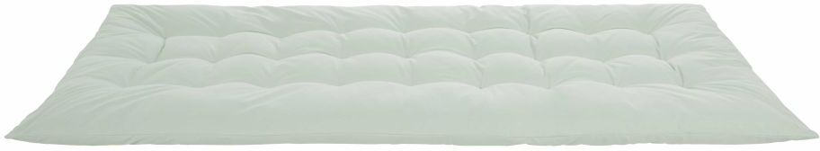 Maisons du Monde Matelas de sol en coton vert d'eau 90x190 Maisons du Monde Matelas de sol en coton vert d'eau 90x190