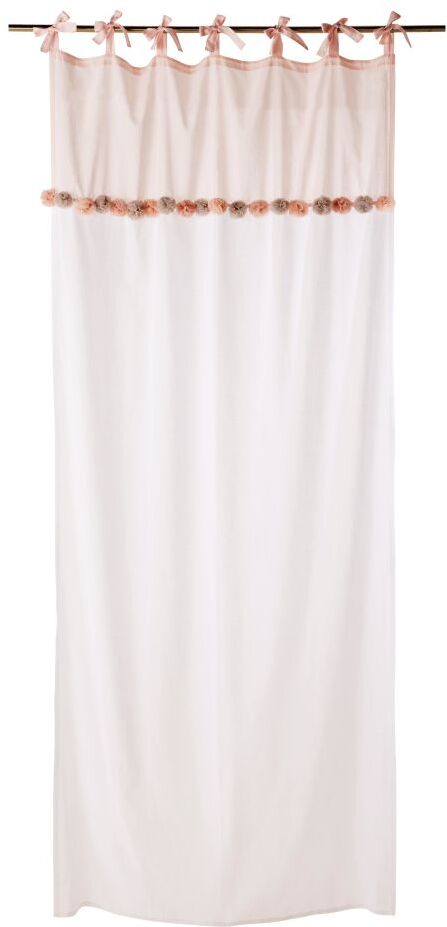 Maisons du Monde Rideau à nouettes en coton bicolore à l'unité 110x250 Maisons du Monde Rideau à nouettes en coton bicolore à l'unité 110x250