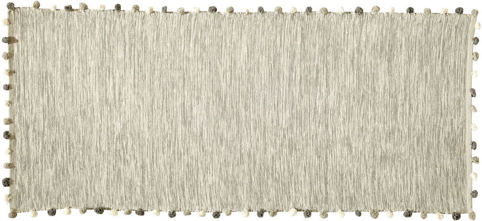 Maisons du Monde Tapis en coton écru 80x200 Maisons du Monde Tapis en coton écru 80x200