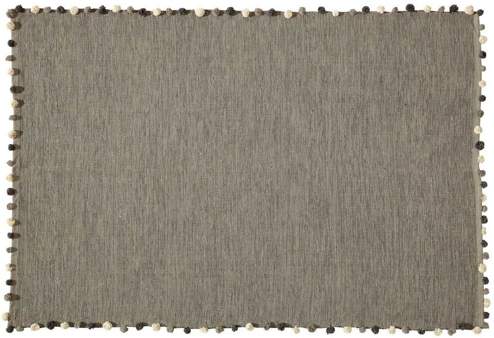 Maisons du Monde Tapis en coton gris 120x180 Maisons du Monde Tapis en coton gris 120x180