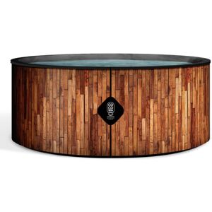 Coco Spa Spa gonflable chauffant & massant imitation bois 180cm Marron 180x70x180cm - Publicité Coco Spa Spa gonflable chauffant & massant imitation bois 180cm Marron 180x70x180cm - Publicité