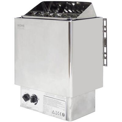 Home Deluxe Poêle de sauna métal argent Argenté 28x41x56cm - Publicité Home Deluxe Poêle de sauna métal argent Argenté 28x41x56cm - Publicité