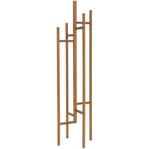 Woodman Porte-manteaux design bois massif bois clair Marron 47x175x47cm