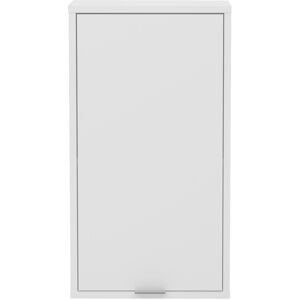 Calicosy Meuble Haut de Salle de Bain 1 Porte L37 x H68cm Blanc 37x68x17cm