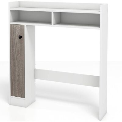 Giantex Armoire de toilette blanche 88x18x100 cm Blanc 88x100x18cm - Publicité Giantex Armoire de toilette blanche 88x18x100 cm Blanc 88x100x18cm - Publicité