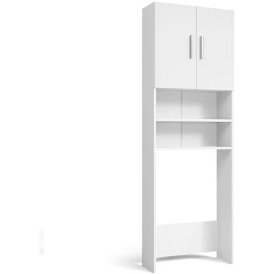 Vicco - Placard pour lave-linge - Blanc - 64 x 190 cm - Placard - Publicité Vicco - Placard pour lave-linge - Blanc - 64 x 190 cm - Placard - Publicité