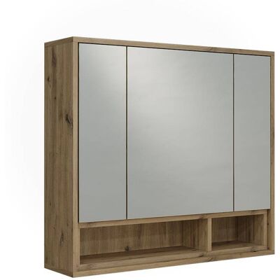 Vicco Armoire à miroir cachemire/chêne artisan 80x72cm Beige 80x72x20cm - Publicité Vicco Armoire à miroir cachemire/chêne artisan 80x72cm Beige 80x72x20cm - Publicité
