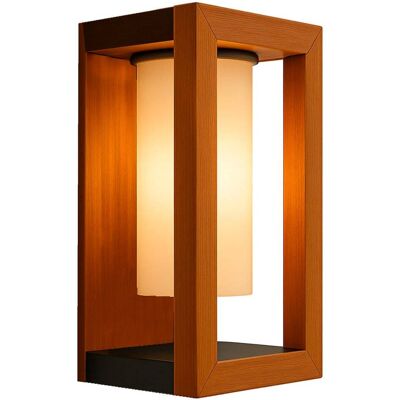 LUMISKY Applique murale solaire acier marron h31cm Marron 20x31x20cm - Publicité LUMISKY Applique murale solaire acier marron h31cm Marron 20x31x20cm - Publicité