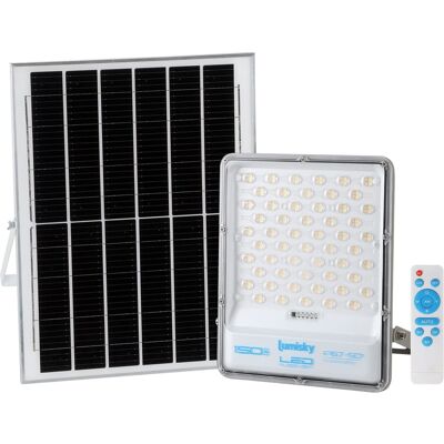 LUMISKY Projecteur solaire sensor aluminium noir 1400lm Noir 26x4x31cm - Publicité LUMISKY Projecteur solaire sensor aluminium noir 1400lm Noir 26x4x31cm - Publicité