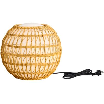 LUMISKY Boule lumineuse secteur polyéthylène blanc d40cm Blanc 61x10x28cm - Publicité LUMISKY Boule lumineuse secteur polyéthylène blanc d40cm Blanc 61x10x28cm - Publicité